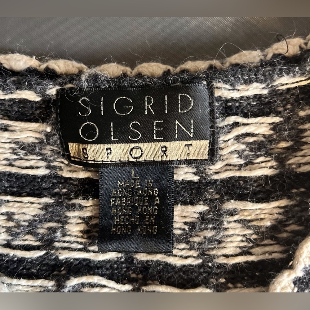 Sigrid Olsen Knitted Sweater Size L - image 2